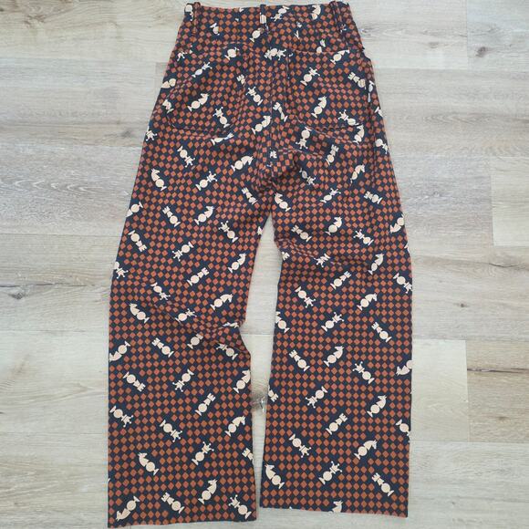 Maeve | Anthropologie Checker Chess Colette Pant sz 28T $120 Preppy Statement - Picture 6 of 7